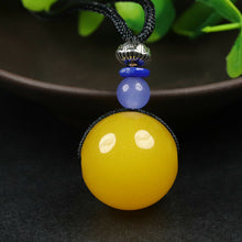 Load image into Gallery viewer, 10% OFF- Certified Natural Jadeite Emerald A Jade Bead Pendant-Necklace with Gift Box
