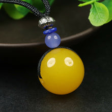 Load image into Gallery viewer, 10% OFF- Certified Natural Jadeite Emerald A Jade Bead Pendant-Necklace with Gift Box
