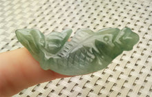 Load image into Gallery viewer, 10% OFF- Certified Natural Oily Green Jadeite Emerald A*Jade HandCarved Lucky Gold Fish Pendant A0117