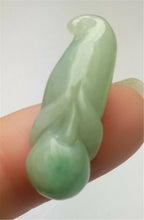 Load image into Gallery viewer, 10% OFF- Certified Natural Jadeite Emerald A*Jade HandCarved Lucky Morning Glory Pendant A9934