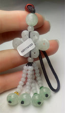 Load image into Gallery viewer, 10% OFF- Certified Natural Jadeite Emerald A*Jade HandCarved Lucky Safe Car Rearview Mirror Pendant Lucky Hanging Ornament Decor A1033