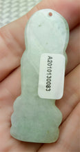 Load image into Gallery viewer, 10% OFF- Certified Natural Jadeite Emerald A*Jade Handcarved Blessing Guanyin Pendant A0083