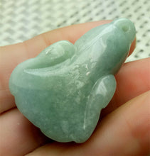 Load image into Gallery viewer, 10% OFF- Certified Natural Lavender Green Jadeite Emerald A*Jade HandCarved Lucky Cabbage Pendant A0099