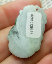 Load image into Gallery viewer, 10% OFF- Certified Natural Jadeite Emerald A*Jade HandCarved Lucky Monkey Pendant A9187