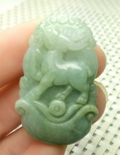 Load image into Gallery viewer, 10% OFF- Certified Natural Jadeite Emerald A*Jade HandCarved Lucky Sheep Pendant A0234