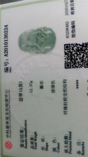Load image into Gallery viewer, 10% OFF- Certified Natural Jadeite Emerald A*Jade HandCarved Lucky Sheep Pendant A0234
