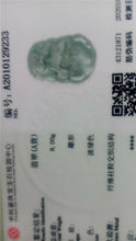 Load image into Gallery viewer, 10% OFF- Certified Natural Jadeite Emerald A*Jade HandCarved Lucky Tiger Pendant A9233