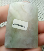 Load image into Gallery viewer, 10% OFF- Certified Natural Lavender Jadeite Emerald A*Jade HandCarved Beautiful Landscape Pendant A0100