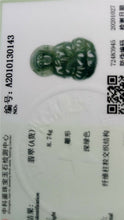 Load image into Gallery viewer, 10% OFF- Certified Natural Oily Green Jadeite Emerald A*Jade HandCarved Blessing Guanyin Jade Pendant A0143