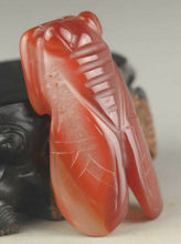 Load image into Gallery viewer, 10% OFF- Certified Natural Jadeite Emerald Jade Handcarved Cicada Pendant《Grade A》NO.C855