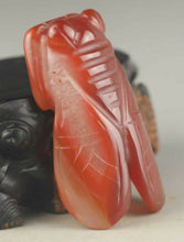 Load image into Gallery viewer, 10% OFF- Certified Natural Jadeite Emerald Jade Handcarved Cicada Pendant《Grade A》NO.C855