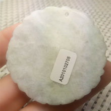 Load image into Gallery viewer, 10% OFF- Certified Natural White Jadeite Emerald A*Jade HandCarved Lucky White Dragon Jade Pendant A2706