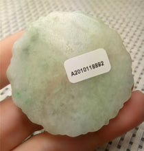 Load image into Gallery viewer, 10% OFF- Certified Natural Lavender Jadeite Emerald A*Jade HandCarved Lucky Dragon-Phoenix Jade Pendant A8892