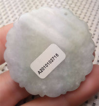 Load image into Gallery viewer, 10% OFF- Certified Natural White Jadeite Emerald A*Jade HandCarved Lucky White Dragon Jade Pendant A2716