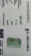 Load image into Gallery viewer, 10% OFF- Certified Natural Jadeite Emerald A*Jade HandCarved Beautiful Landscape Jade Pendant A4610