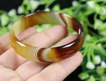 Load image into Gallery viewer, 10% OFF- 58/59/60mm Certified Natural Rare Lavender Yellow Red Orange Emerald A*Jade HandCarved Blessing Heaven Eye Bracelet Bangle SZ4774