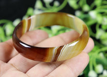 Load image into Gallery viewer, 10% OFF- 58/59/60mm Certified Natural Rare Lavender Yellow Red Orange Emerald A*Jade HandCarved Blessing Heaven Eye Bracelet Bangle SZ4774