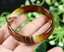 Load image into Gallery viewer, 10% OFF- 58/59/60mm Certified Natural Rare Lavender Yellow Red Orange Emerald A*Jade HandCarved Lucky Bracelet Bangle SZ4772