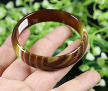 Load image into Gallery viewer, 10% OFF- 58/59/60mm Certified Natural Rare Lavender Yellow Red Orange Emerald A*Jade HandCarved Lucky Bracelet Bangle SZ4772