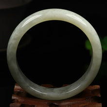 Load image into Gallery viewer, 10% OFF- 58/59/60mm Certified Natural Emerald A*Jade Handcarved Xiu Jade Bangle VV5126
