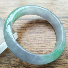 Load image into Gallery viewer, 10% OFF- 56/57/58mm Certified Natural 3 Color Jadeite Emerald A*Jade Handcarved Bangle HA3909