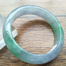 Load image into Gallery viewer, 10% OFF- 56/57/58mm Certified Natural 3 Color Jadeite Emerald A*Jade Handcarved Bangle HA3909